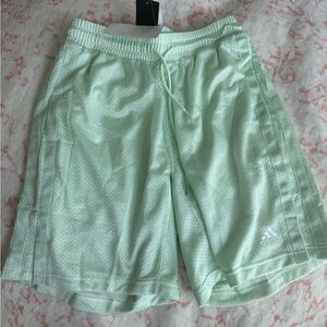 Adidas Men's Light Green Athletic Shorts